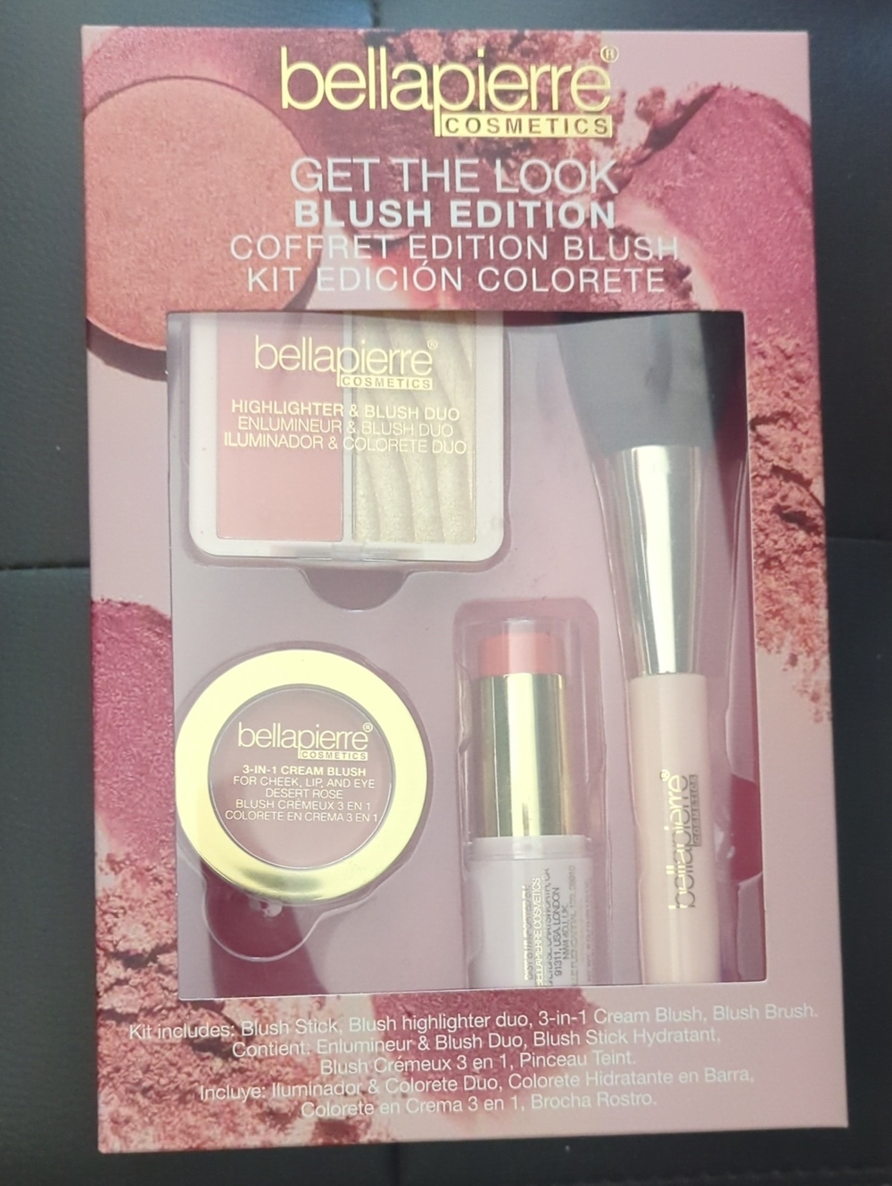 bellapierre Get The Look Blush Edition Kit - Pink Blush & Highlighter